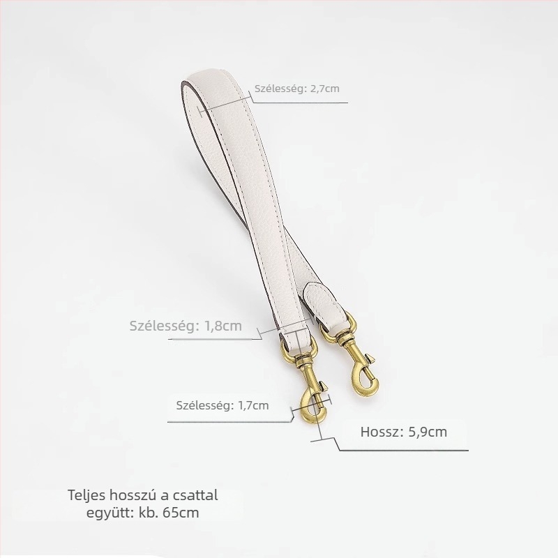 Kamani valódi bőrből készült táskaöv – váll/keresztpánt, crossbody használatra