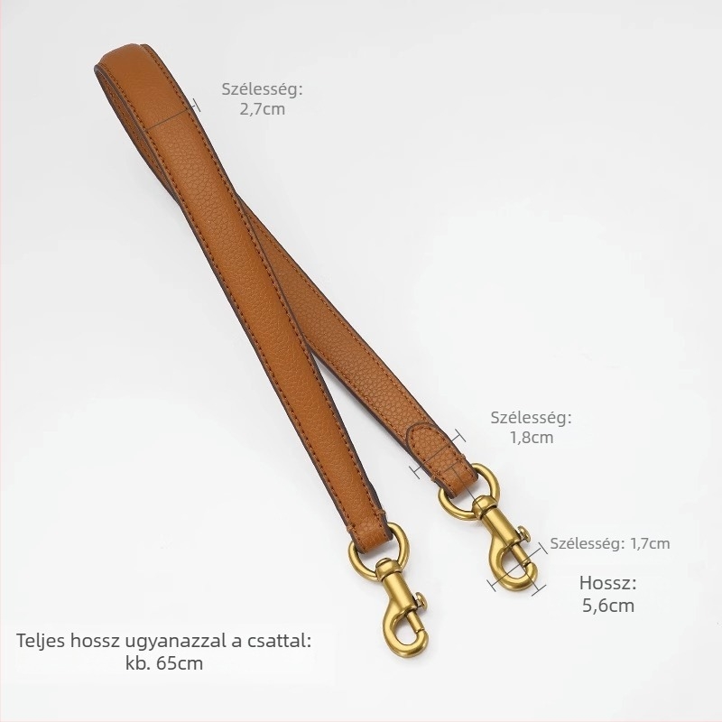 Kamani valódi bőrből készült táskaöv – váll/keresztpánt, crossbody használatra