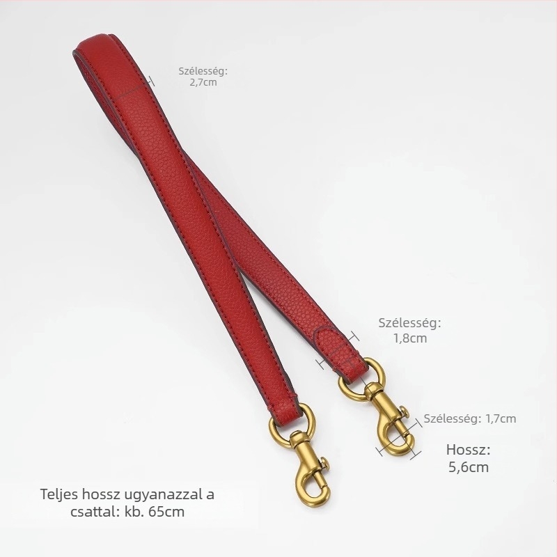 Kamani valódi bőrből készült táskaöv – váll/keresztpánt, crossbody használatra
