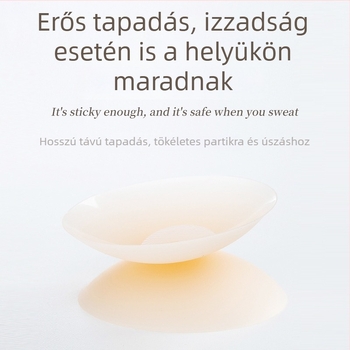 Esküvői ruhához készült szilikon melltapasz, bőrbarát, láthatatlan, varratmentes, tapadó