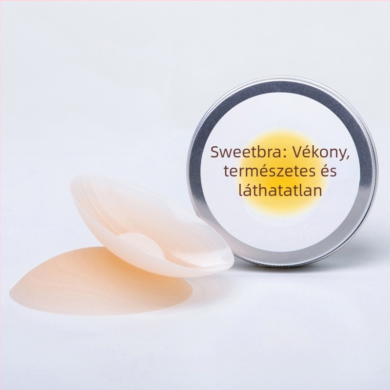Esküvői ruhához készült szilikon melltapasz, bőrbarát, láthatatlan, varratmentes, tapadó