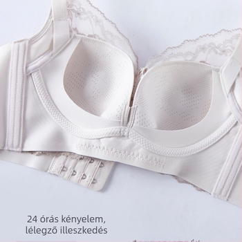 Qianyi 9969 lélegző szendvics push-up melltartó, B méret, állítható, oldalsó formázás és optikai kicsinyítés