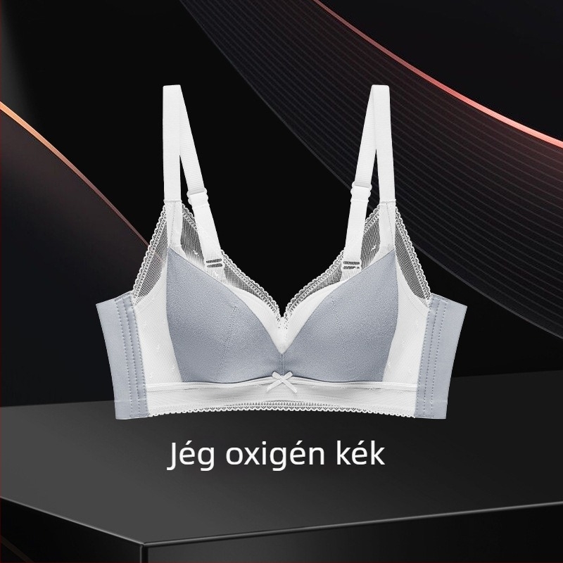 Infatuated állítható drót nélküli nylon melltartó, teljes kosár és vékony formázott kosár, lélegző felső támasz, hátul négy sor kampó-zár