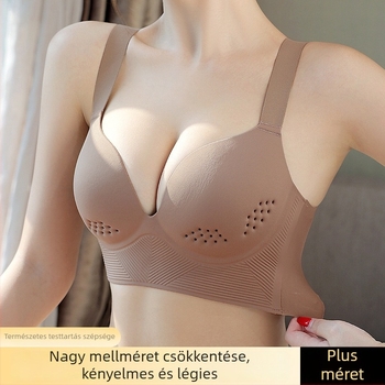 Sima formázó melltartó, 3/4 kosár, vékony formázott kosár, fő anyag nylon, kosár belső pamut, hátul négy sor kapocs