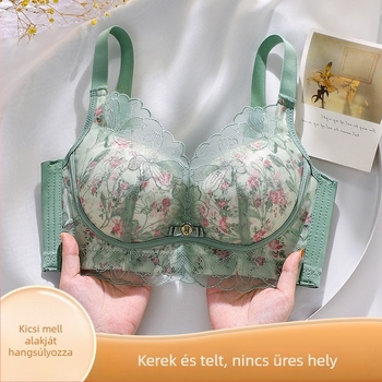 Formázó melltartó drótozás nélkül, push-up hatás, 3/4 kosár, tömör formázott kosár, oldalsó összegzés, rögzített dupla pántok, hátul négy soros kapcsok