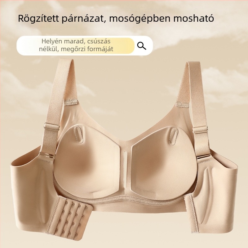Queen Manny pluszméretű melltartó nőknek, teljes kosár, oldalsó formázás, felső tartás, lélegző nylon