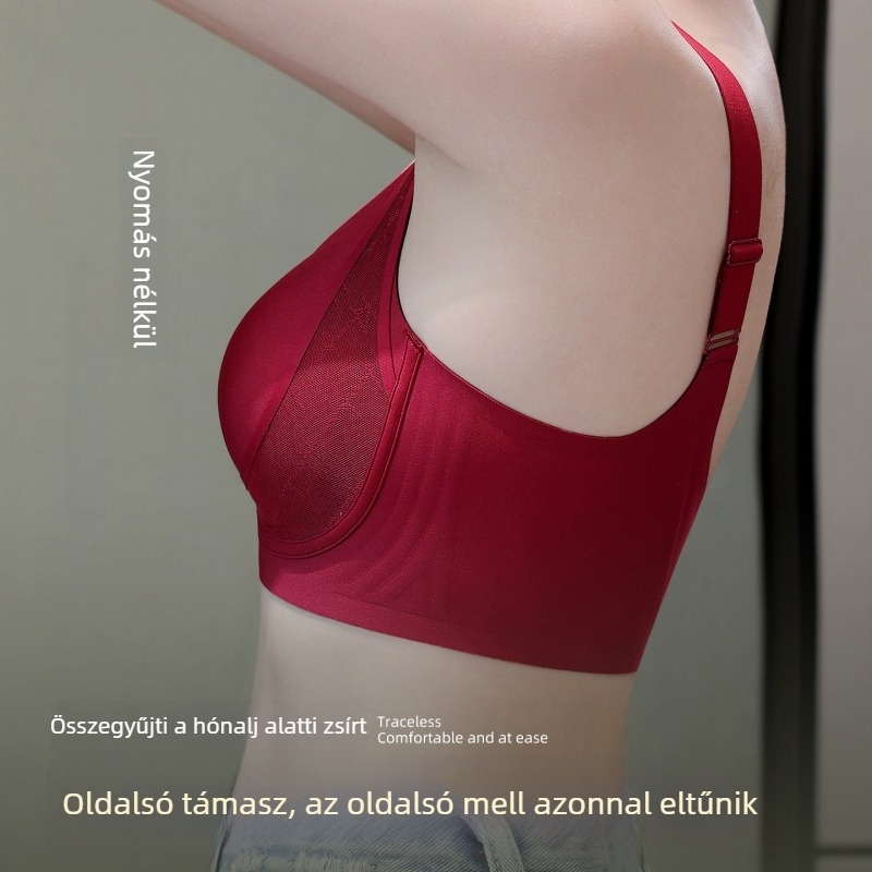 Queen Manny pluszméretű melltartó nőknek, teljes kosár, oldalsó formázás, felső tartás, lélegző nylon