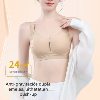 3/4 kosárú csipkés melltartó acélgyűrű nélküli, fix vállpántokkal, hátul négy sor kapoccsal