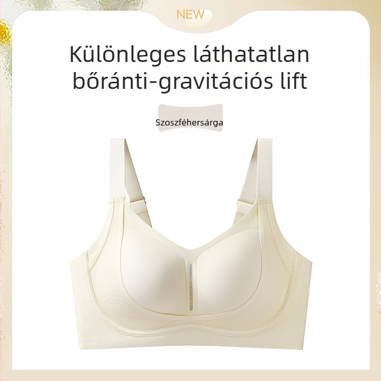 3/4 kosárú csipkés melltartó acélgyűrű nélküli, fix vállpántokkal, hátul négy sor kapoccsal