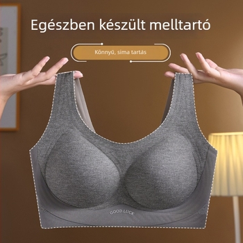 Zökkenőmentes melltartó mellény-stílusban, teljes kosár, vékonyan formázott kosár, merev vállpántok