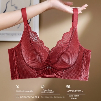 Melltartó, nejlonból, 3/4 kosár, közepesen formázott kosár, fix vállpántok, hátul négy soros kapocs