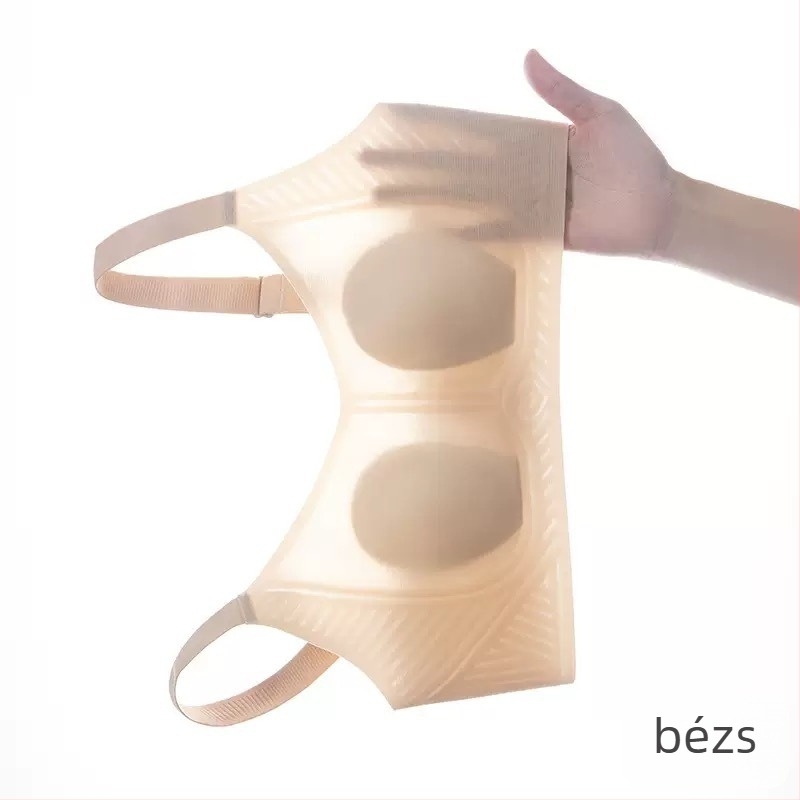 Varrat nélküli, vezeték nélküli melltartó, ultra vékony formázott kosarakkal, nyuszifül dizájn, lágy tartás