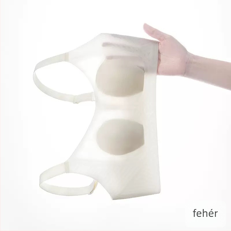 Varrat nélküli, vezeték nélküli melltartó, ultra vékony formázott kosarakkal, nyuszifül dizájn, lágy tartás