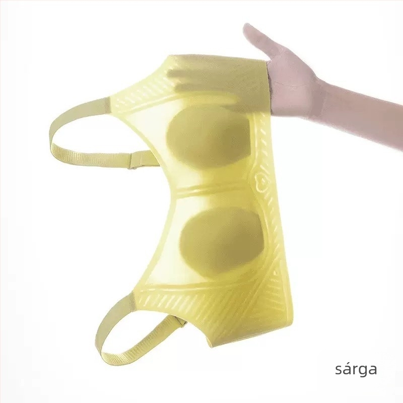 Varrat nélküli, vezeték nélküli melltartó, ultra vékony formázott kosarakkal, nyuszifül dizájn, lágy tartás