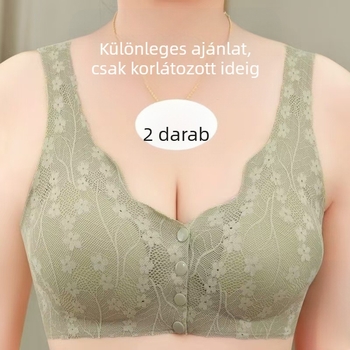 Elöl záródó kismama melltartó, vezeték nélküli, varrat nélküli, emelő és formázó hatás, vest-stílusú hátsó rész, kiváló minőségű érzet