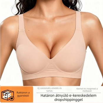 Latex Push-Up melltartó, vezeték nélküli, varrás nélküli, légáteresztő, bőrbarát