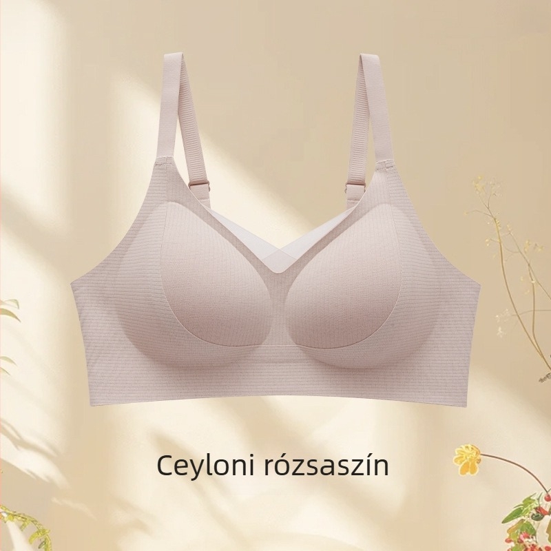 5512 Varrat nélküli, emelő push-up melltartó kis mellekhez, vezeték nélküli, 3/4 kosár, vékony formázott kosarak