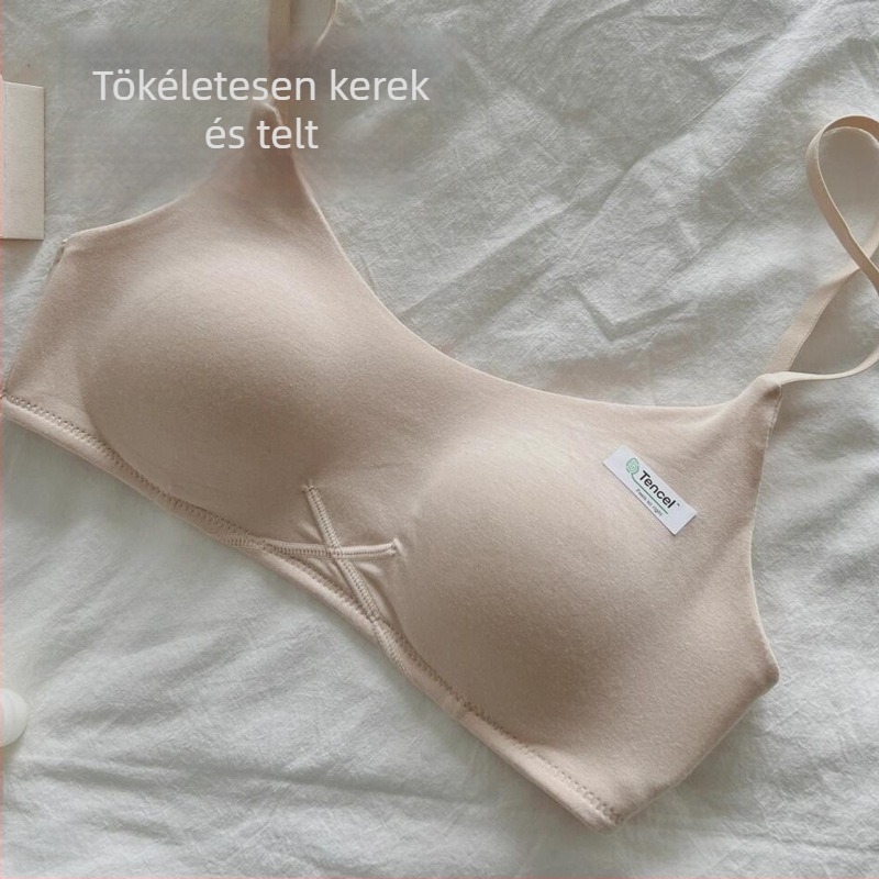 Y Modal seamless melltartó, kerek pohárral, vékony nyári modell, kis melleknek, légáteresztő