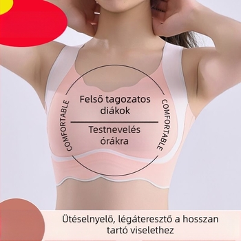 Tinédzser sportmelltartó hátsó támasztással és testtartás-korrekcióval