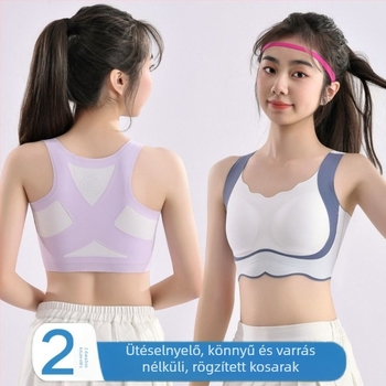 Tinédzser sportmelltartó hátsó támasztással és testtartás-korrekcióval