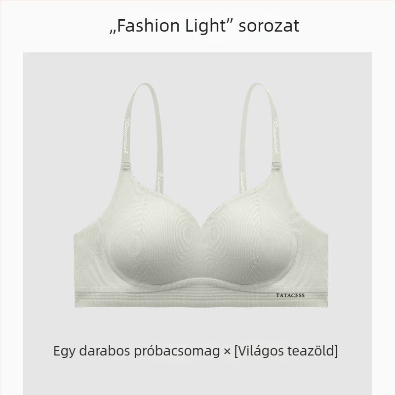 Varrás nélküli, emelő hatású melltartó betű alakú pántokkal, könnyű nyári dizájn.
