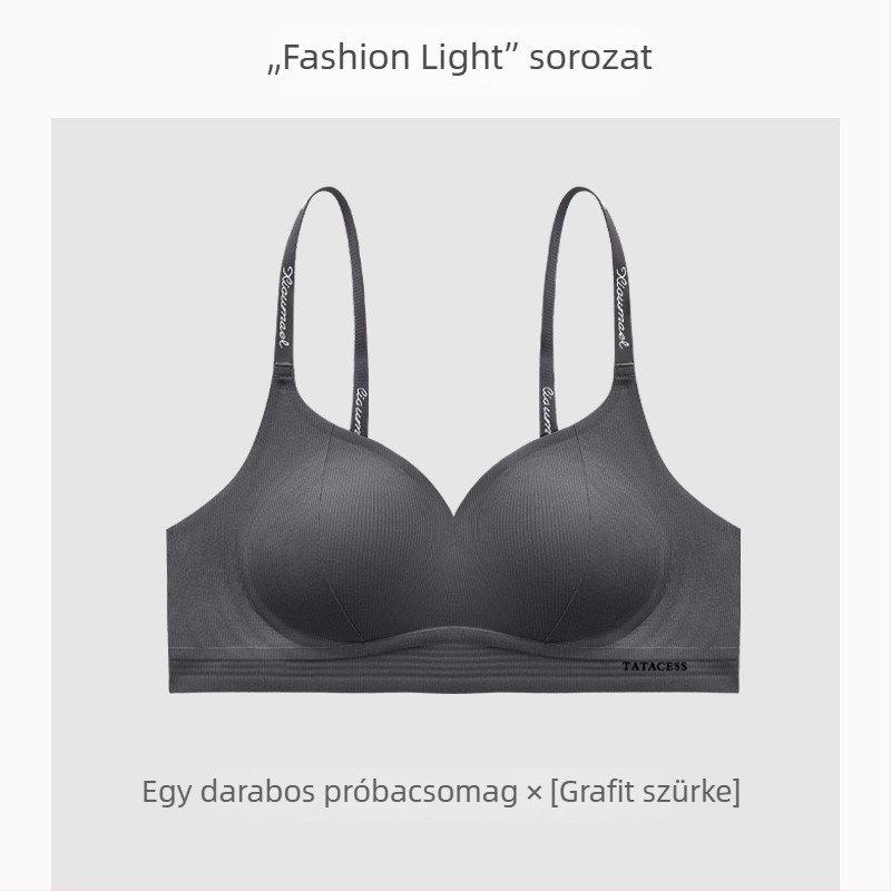 Varrás nélküli, emelő hatású melltartó betű alakú pántokkal, könnyű nyári dizájn.