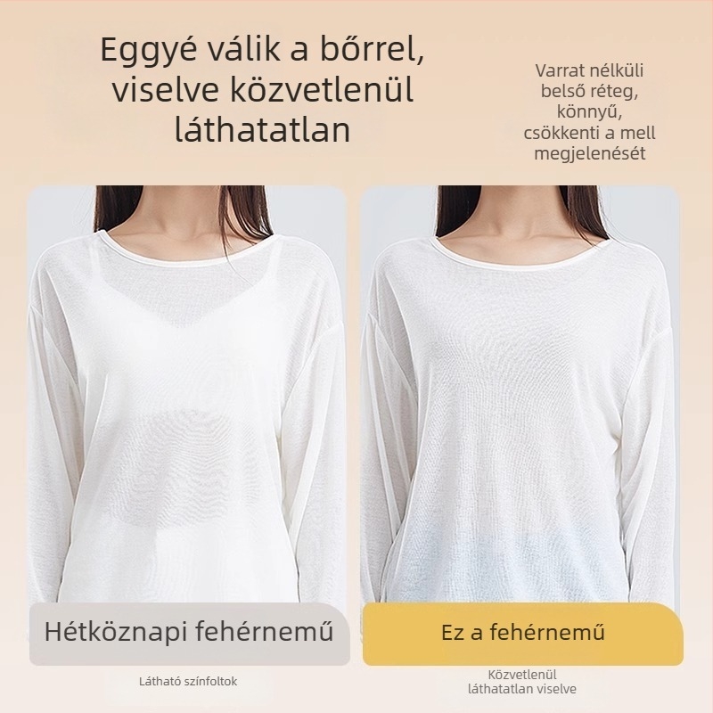 Varrásmentes, láthatatlan női melltartó, vékony kosár, formázó és emelő hatás, oldalról összegyűjti a kebleket