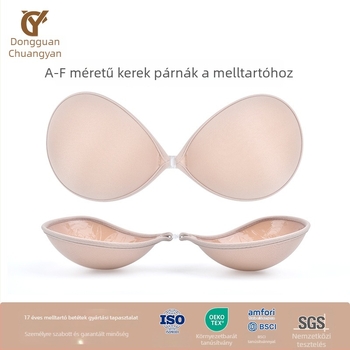 Nylon melltapasz esküvői ruhákhoz — láthatatlan, nyom nélkül, push-up hatás, hátul kivágott ruhákhoz