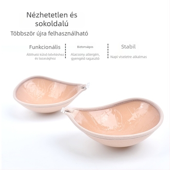 Nylon melltapasz esküvői ruhákhoz — láthatatlan, nyom nélkül, push-up hatás, hátul kivágott ruhákhoz