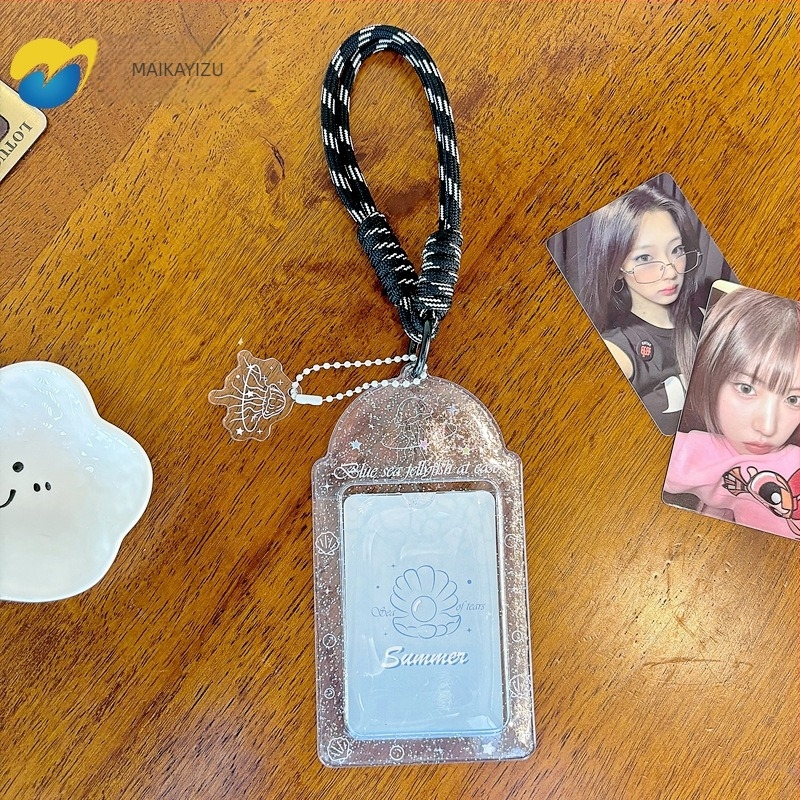 Átlátszó PVC kártyatartó ID/hozzáférés, campus- és busz/metró kártyákhoz — INS stílus