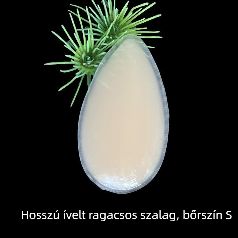Szilikon mellbimbóvédő – könnycsepp alakú, átlátszó, nyom nélkül, szexi dizájn
