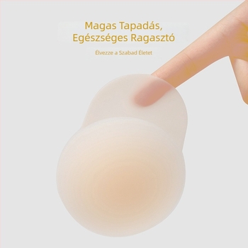 Beetle szilikon melltapasz, nagy méretű — láthatatlan, anti-lógás, emelő hatású