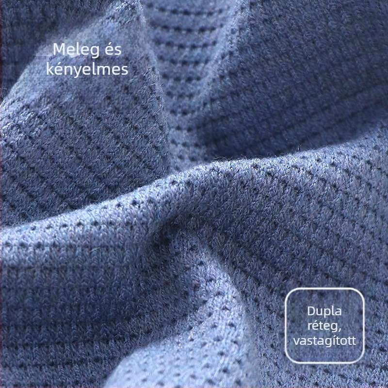 Két részes készlet: kapucnis sapka és nyakmelegítő – kupola alakú sapka, széles karimával, melegen tart, szélálló