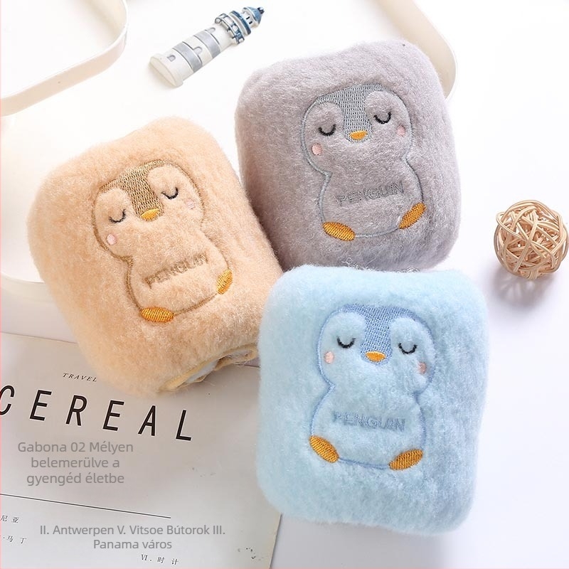 Gyerekeknek szóló téli karvédő ujjak, foltálló, flanel anyag, mintázat szarvas