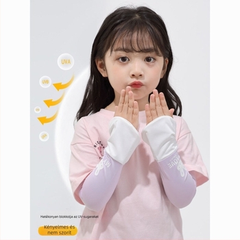 Napsugárzás elleni ujjvédő gyerekeknek – ice silk, kültéri használat, tavasz, eredeti dizájn
