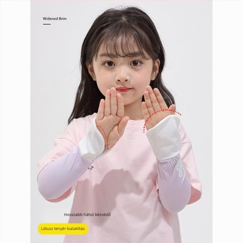 Napsugárzás elleni ujjvédő gyerekeknek – ice silk, kültéri használat, tavasz, eredeti dizájn