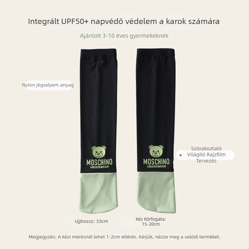 Napsugárzás elleni ujjvédő gyerekeknek – ice silk, kültéri használat, tavasz, eredeti dizájn