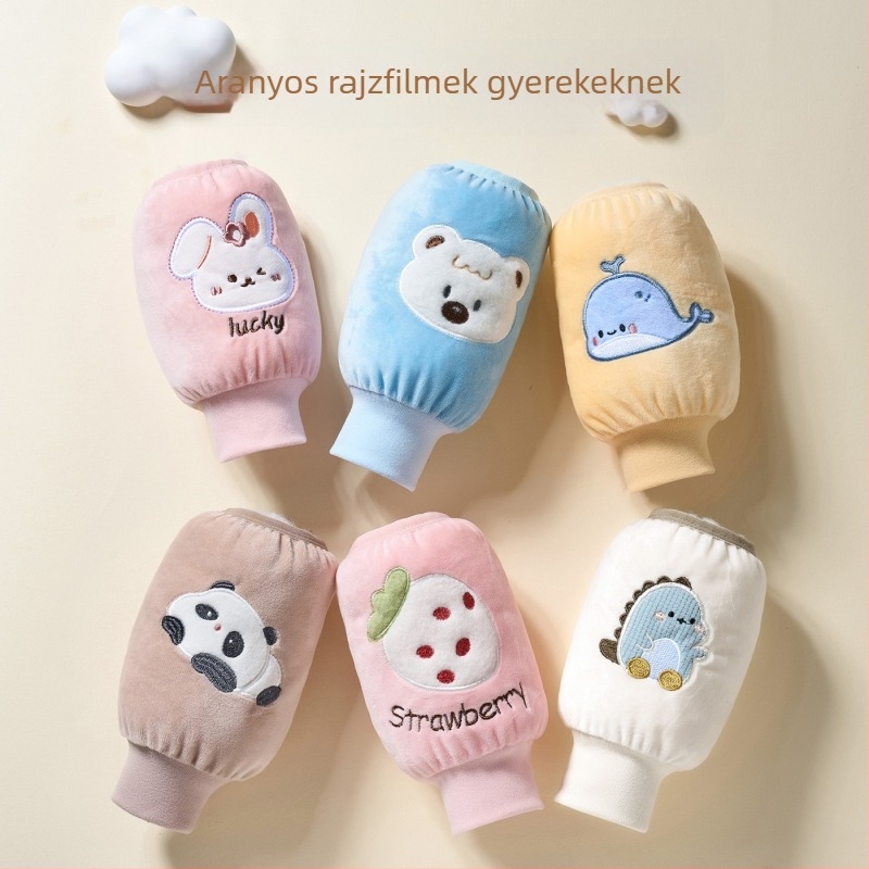 Jingqi gyerekek ujjvédő huzat – szennyeződés elleni, unisex, poliészter rost, 0–3 éveseknek, téli, tavaszi és őszi szezonokra