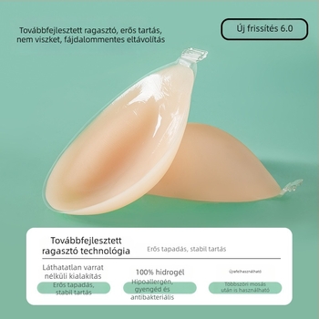 Silikon láthatatlan melltapasz menyasszonyi ruhához – légáteresztő, vékony kialakítás, emelés