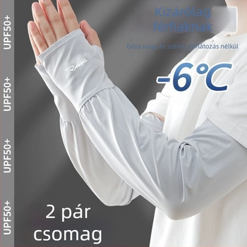 Napsütés elleni ujjvédők ice silk anyagból, uniszex, nyár 2025, Termék 01