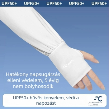 Napsütés elleni ujjvédők ice silk anyagból, uniszex, nyár 2025, Termék 01