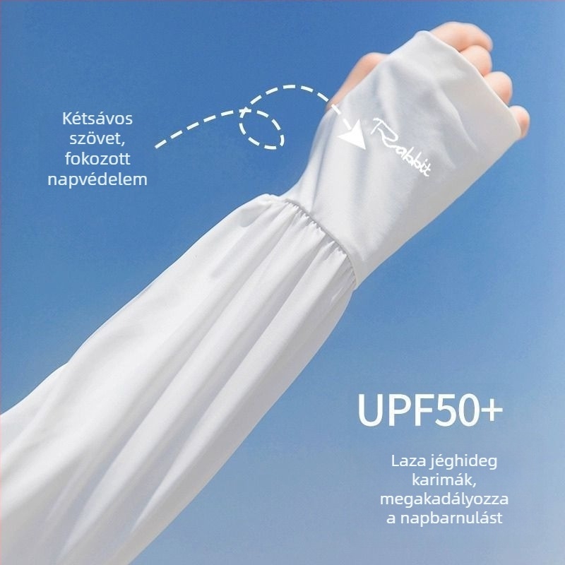 Napsütés elleni ujjvédők ice silk anyagból, uniszex, nyár 2025, Termék 01