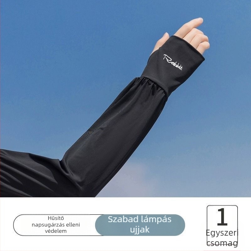 Napsütés elleni ujjvédők ice silk anyagból, uniszex, nyár 2025, Termék 01