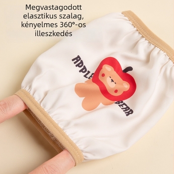 Gyerek karpántok - téli, anti-szennyező, rajzfilm mintázat, poliészter, 1–13 éveseknek