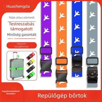 Poliészter bőröndszalag TSA kombinált zár és lopás elleni védelem