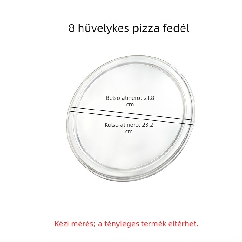 Pizza tepsi, kör alakú, alumíniumötvözetből, sütésre, mély és sekély változatok