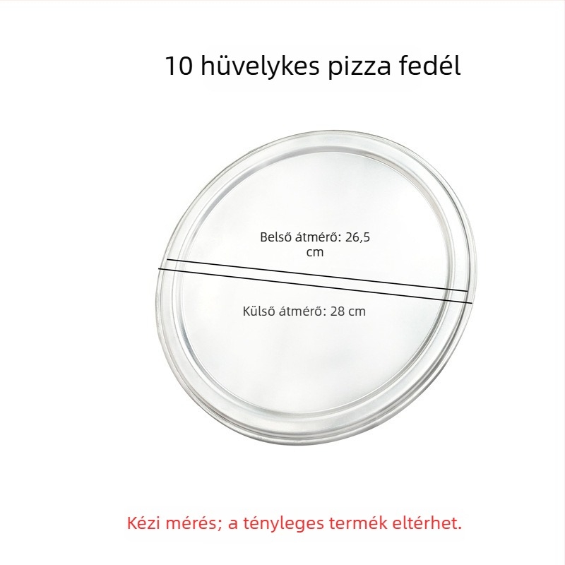 Pizza tepsi, kör alakú, alumíniumötvözetből, sütésre, mély és sekély változatok