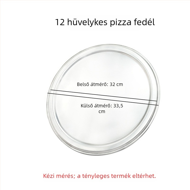 Pizza tepsi, kör alakú, alumíniumötvözetből, sütésre, mély és sekély változatok