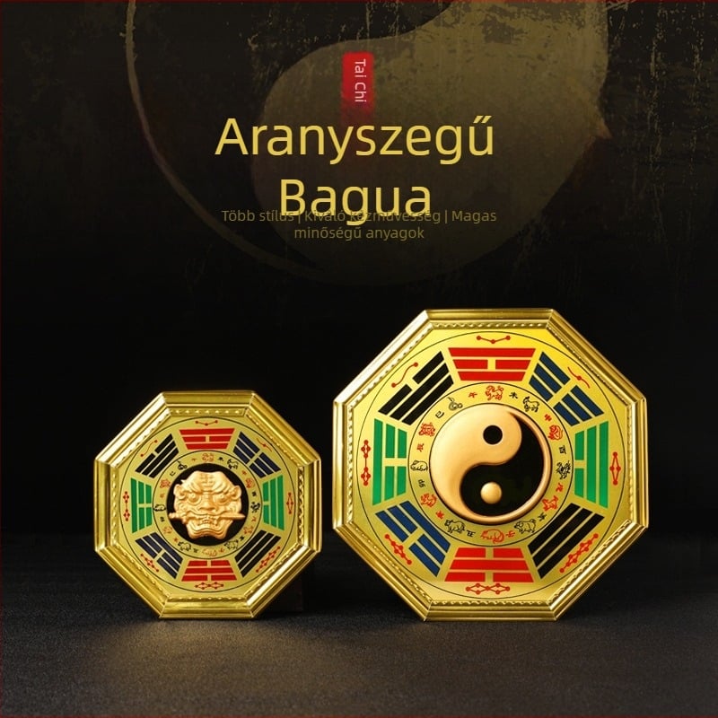 Bagua Tai Chi függő medál – Tigrisfej dizájn – Anyag: fa és alumíniumlemez; Kategória: Bagua; Vallási: taoista; Nettó tömeg: 0,14 kg; Márka: Jinlun Craftsmanship