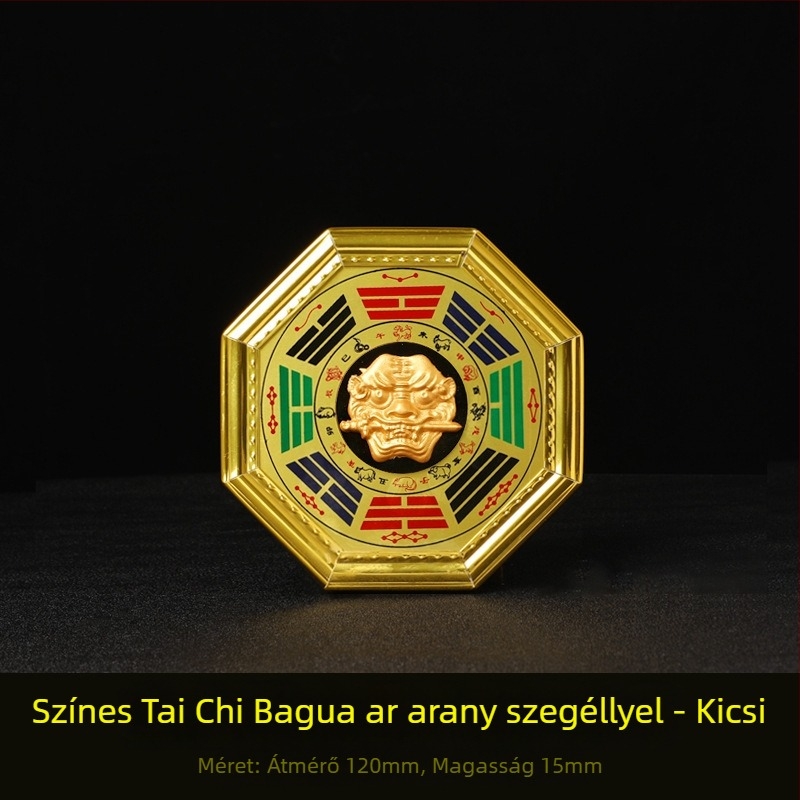 Bagua Tai Chi függő medál – Tigrisfej dizájn – Anyag: fa és alumíniumlemez; Kategória: Bagua; Vallási: taoista; Nettó tömeg: 0,14 kg; Márka: Jinlun Craftsmanship